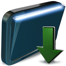 Folder Downloads Icon 256x256 png
